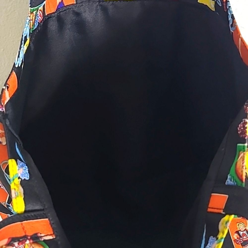 Cheerleader Colorful Canvas Tote Bag - Picture 7 of 8